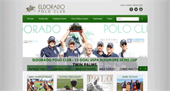 Desktop Screenshot of eldoradopoloclub.com