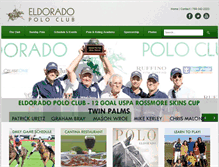 Tablet Screenshot of eldoradopoloclub.com